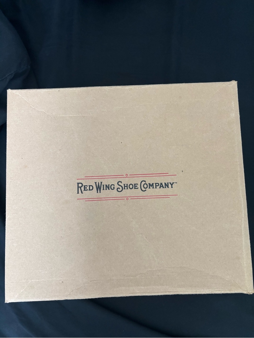 Red Wing Shoes Brown Box with Logo